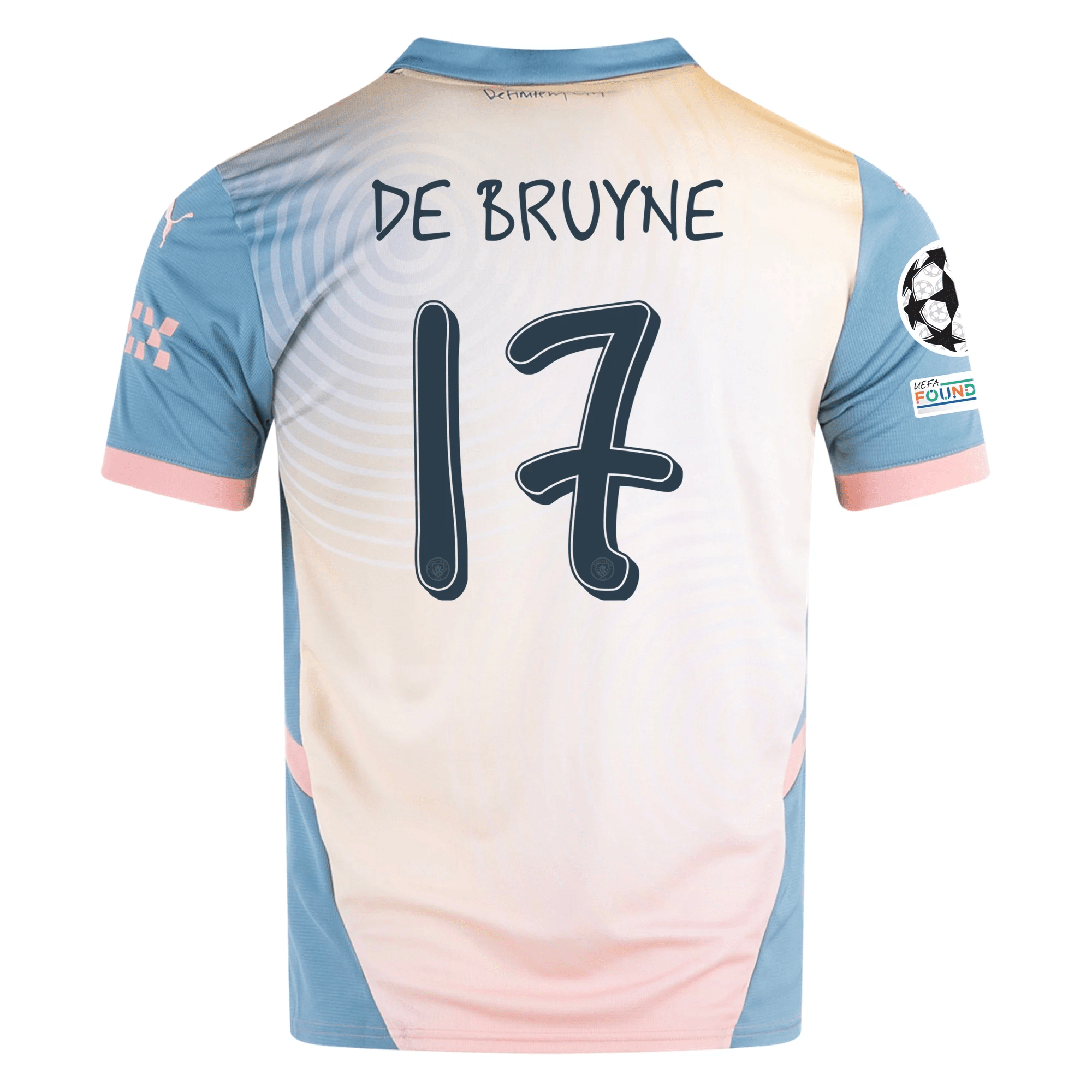 De Bruyne Manchester 4th Kit Man City 4th (Oasis Kit) Champions