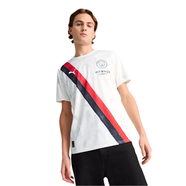 Puma Manchester City Kid Super Jersey w/ Club World Cup Patches 25/26 (Puma White/Deep Navy) (Copy) | SoccerWearhouse