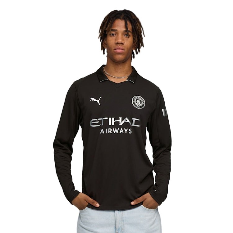マンc 25-26 長袖 / Man city 25-26 away long Puma Manchester City Long Sleeve Away Jersey 25/26 (Puma Black)