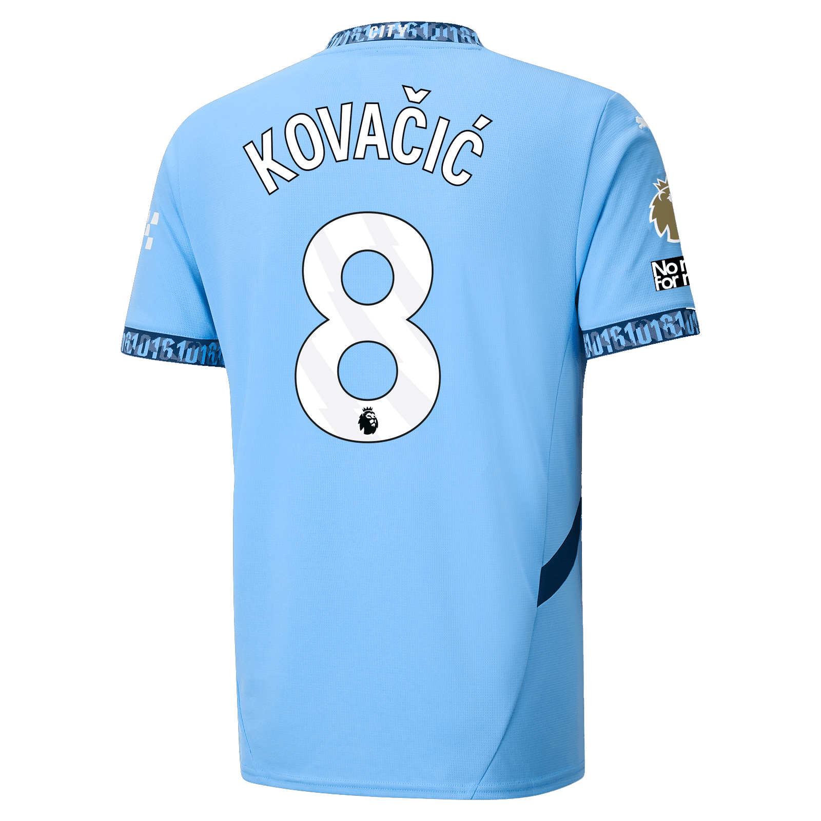 Puma Manchester City Mateo Kovačić Home Jersey w/ EPL + No Room For Racism + Club World Cup Patches 24/25 (Team Light Blue/Marine Blue) | SoccerWearhouse