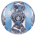 Puma Manchester City Prematch Soccer Ball (Gray/Light Blue)