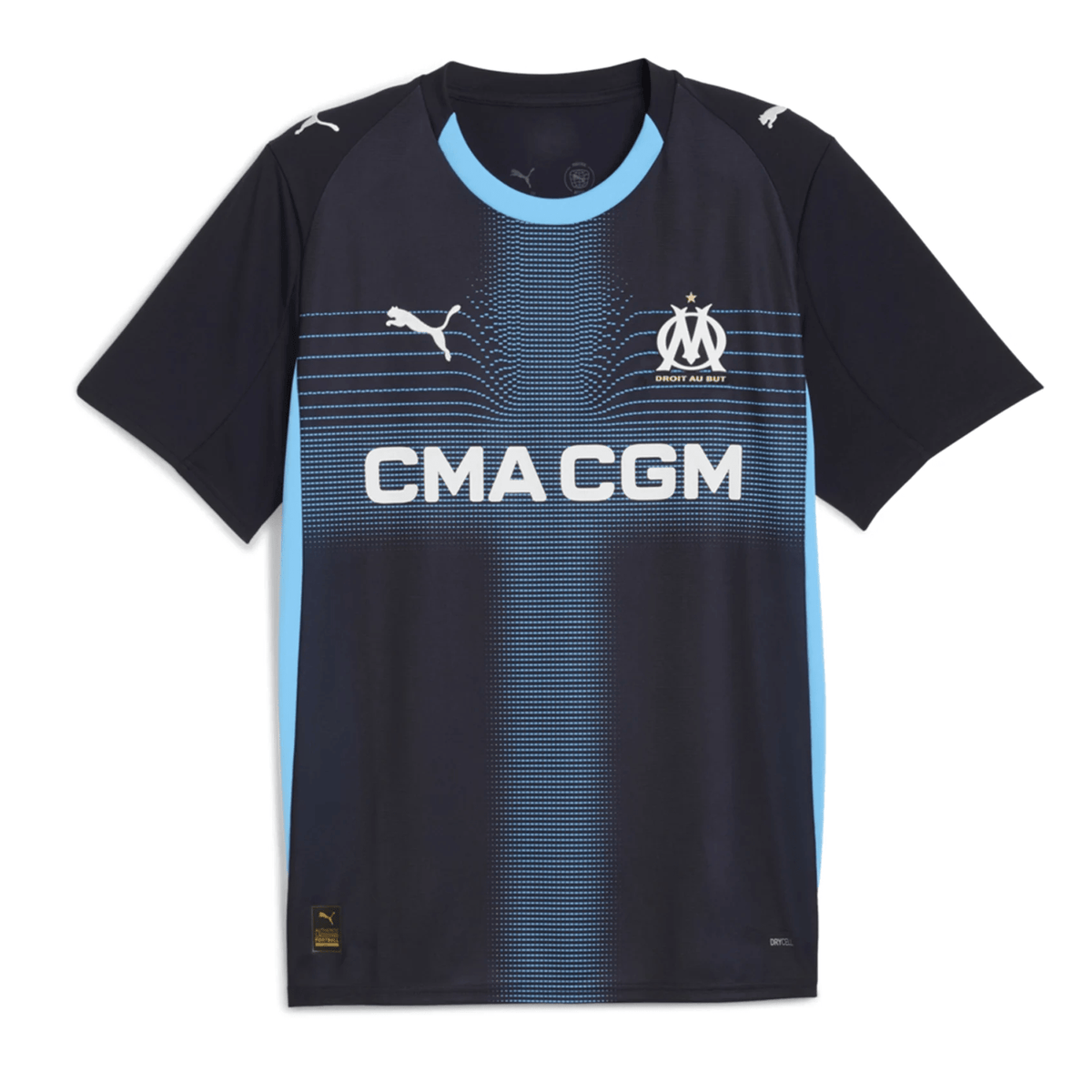 Puma Marseille 25/26 Away Jersey (New Navy/Luminous Blue) | SoccerWearhouse
