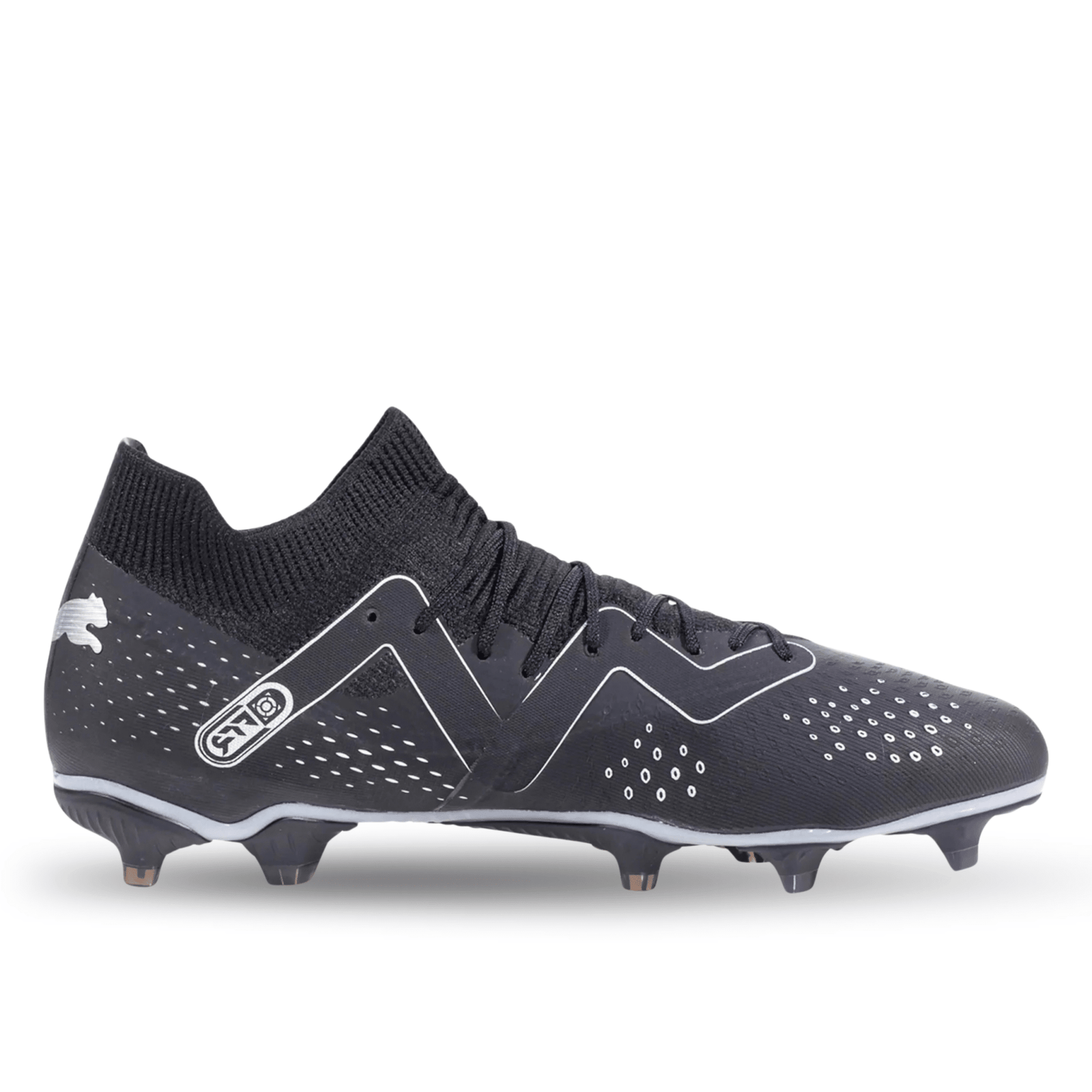 Puma Match Future FG/AG Soccer Cleats (Puma Black/Puma Silver) | SoccerWearhouse