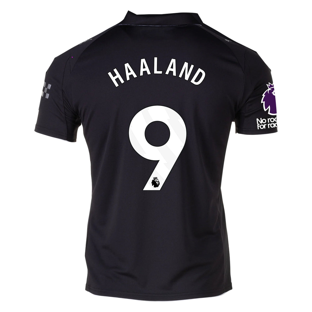 Puma Matheus Men's Manchester City Away Jersey 25/26 w/ NRFR + EPL Patches (Puma Black) | SoccerWearhouse