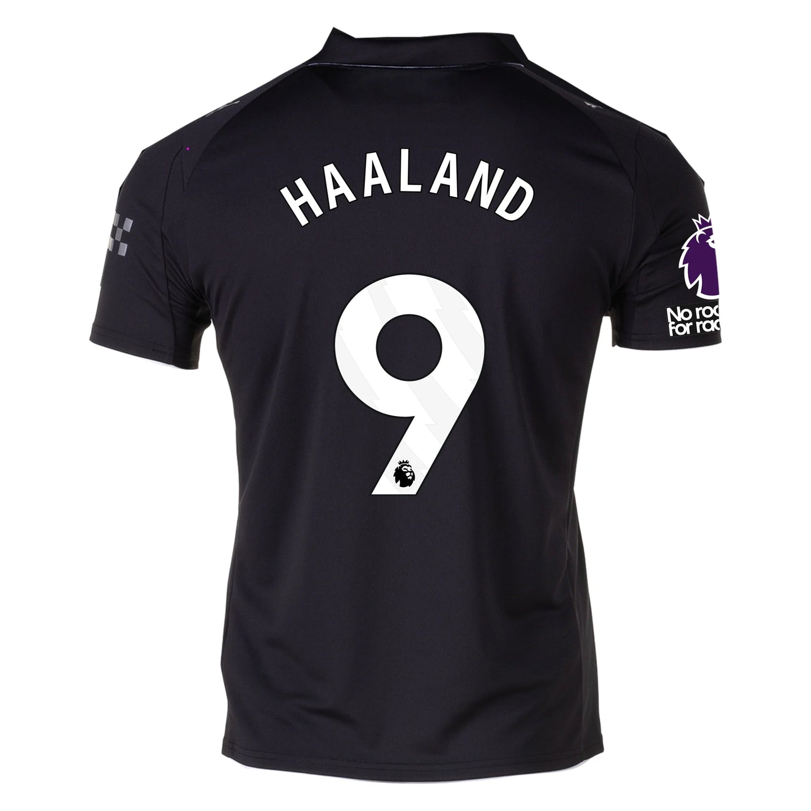 Puma Matheus Men's Manchester City Away Jersey 25/26 w/ NRFR + EPL Patches (Puma Black) | SoccerWearhouse