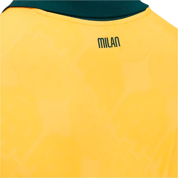 Puma Men's AC Milan Authentic Third Jersey 25/26 (Sunny Yellow/Dark Myrtle) | SoccerWearhouse