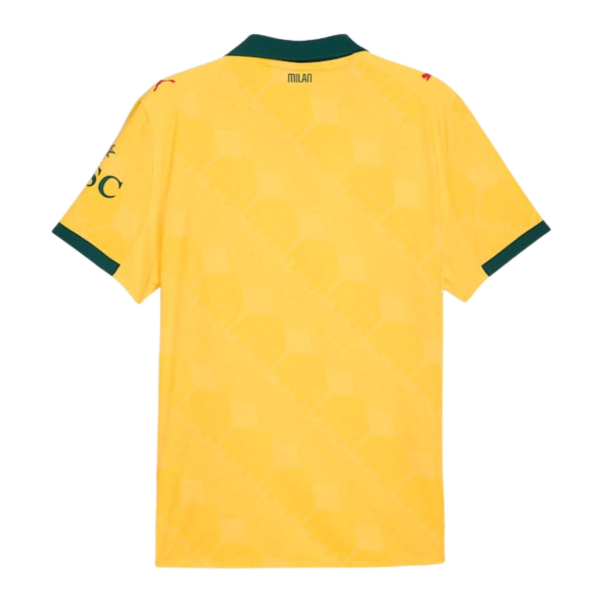 Puma Men's AC Milan Authentic Third Jersey 25/26 (Sunny Yellow/Dark Myrtle) | SoccerWearhouse