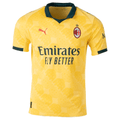 PUMA Men's AC Milan Third Jersey 25/26 (Sunny Yellow/Dark Myrtle)