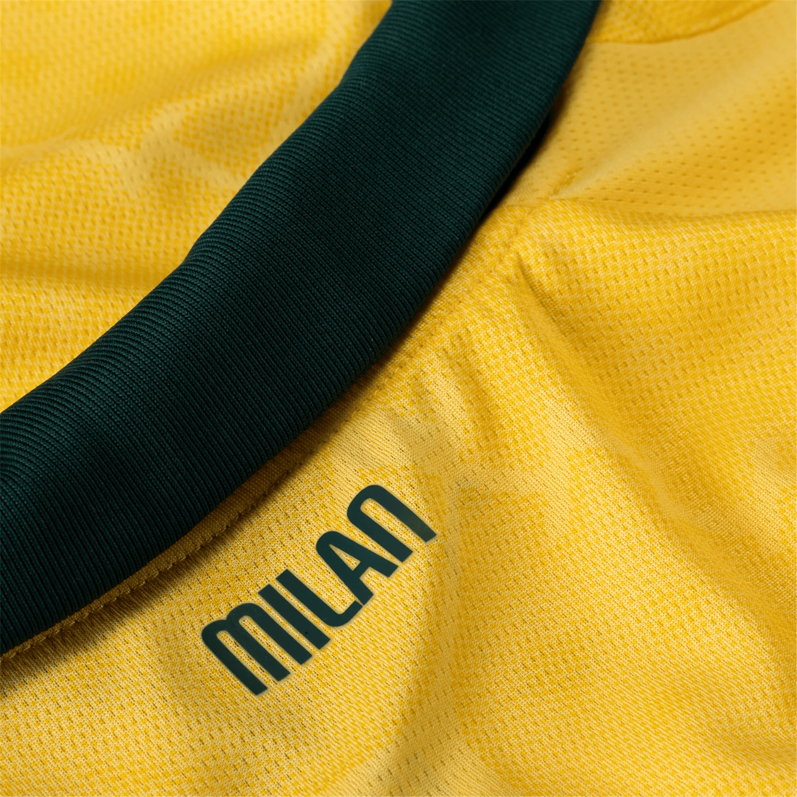 PUMA Men's AC Milan Third Jersey 25/26 (Sunny Yellow/Dark Myrtle) | SoccerWearhouse