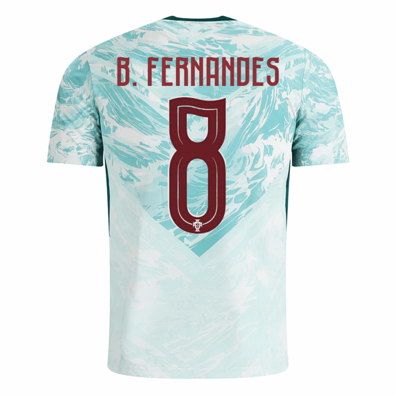 PUMA Men's B. Fernandes Portugal 2026 Away Stadium Jersey (White) | SoccerWearhouse