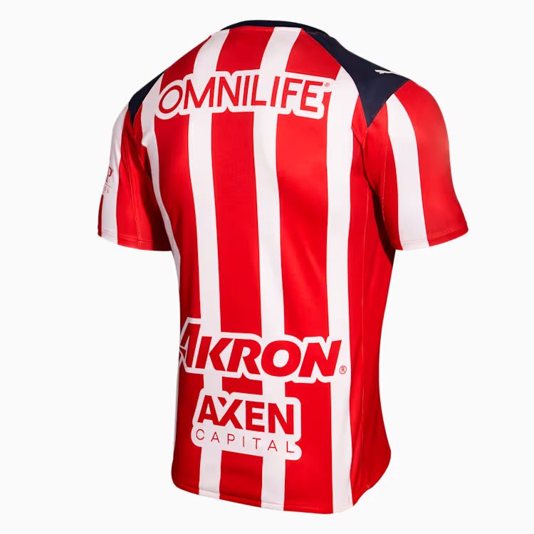 Puma Men's Chivas De Guadalajara Home Jersey 25/26 (Puma Red/White) | SoccerWearhouse