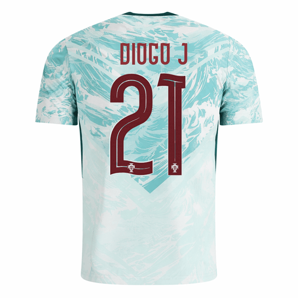 PUMA Men's Diogo J. Portugal 2026 Authentic Match Away Jersey (White/G