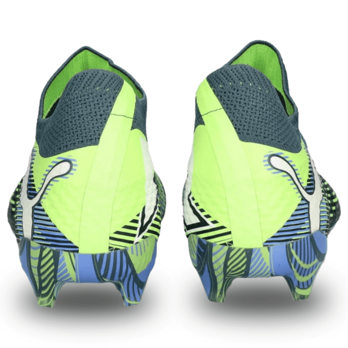 Puma Mens Future 7 Ultimate FG/AG Soccer Cleats (Gray Skies/Fizzy Apple) | SoccerWearhouse