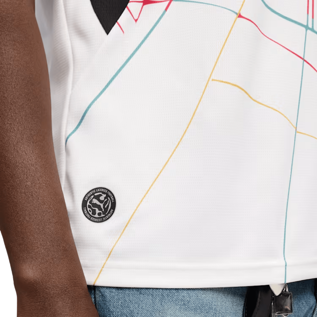 Puma Mens Ghana Home Jersey 2026 (White/Multi) | SoccerWearhouse