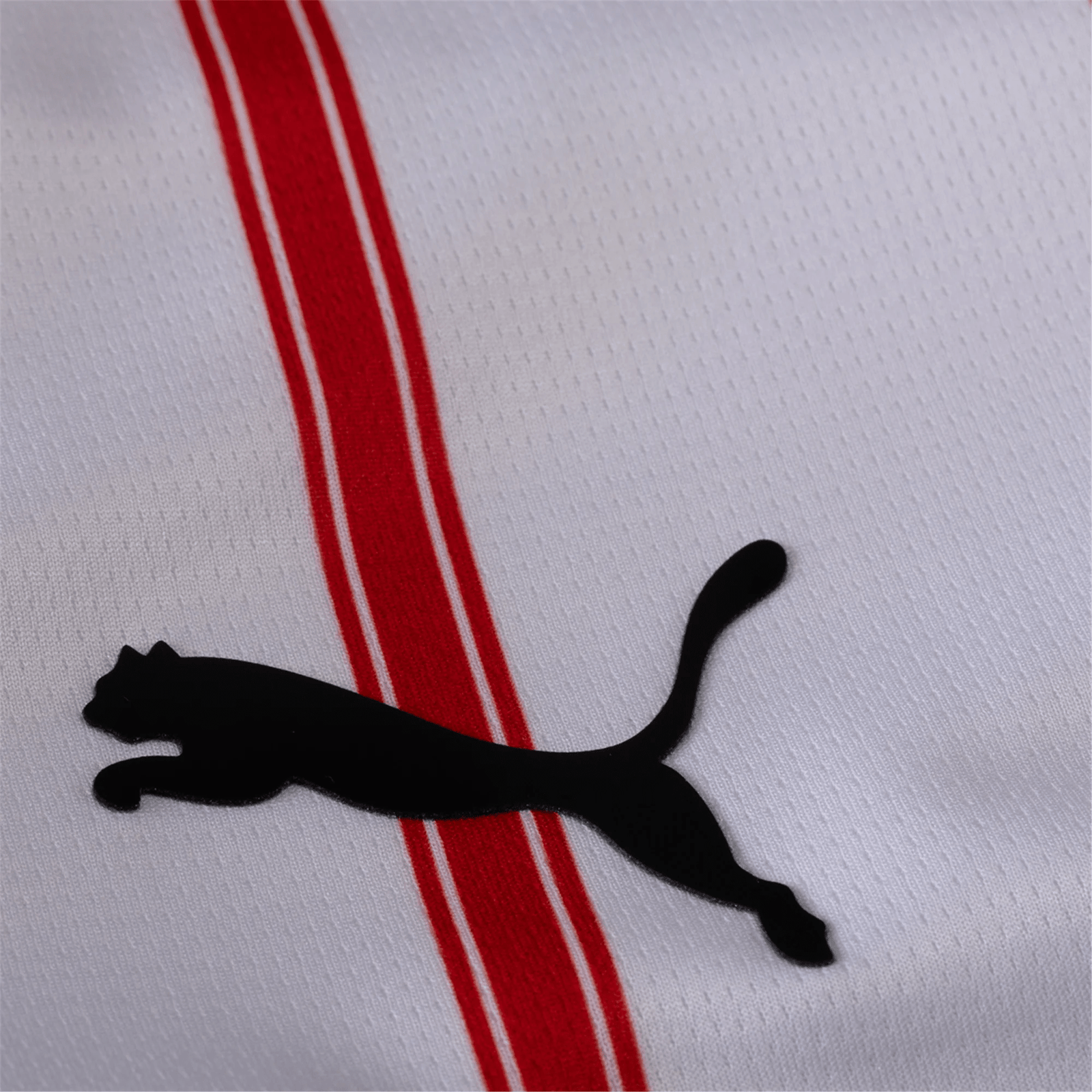 Puma Men's Girona Home Jersey 25/26 (Puma White/Puma Red) | SoccerWearhouse