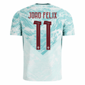 PUMA Men's Joao Felix Portugal 2026 Authentic Match Away Jersey (White/Green Lagoon)