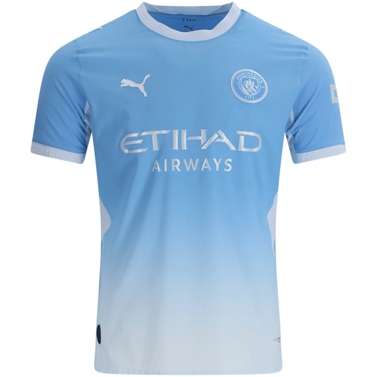 Puma Mens Manchester City Authentic Home Jersey 26/27 (Team Light Blue/Icey Blue) | SoccerWearhouse