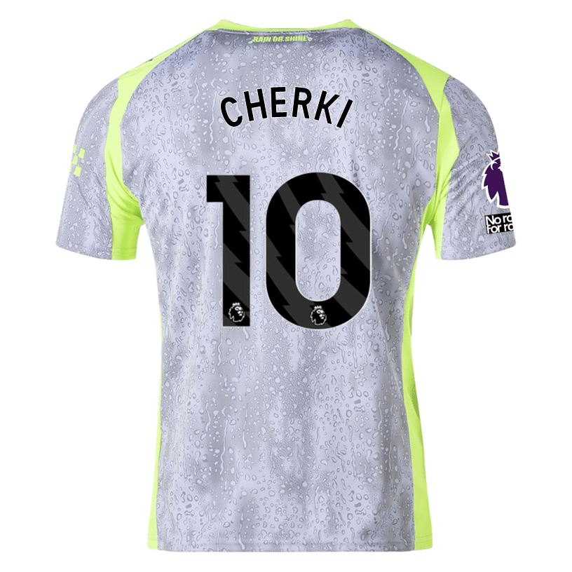 Puma Men's Manchester City Cherki Third Jersey w/ EPL + No Room For Racism Patches 25/26 (Cool Weather/Pro Green) | SoccerWearhouse