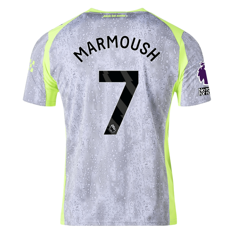 Puma Men's Manchester City Marmoush Third Jersey w/ EPL + No Room For Racism Patches 25/26 (Cool Weather/Pro Green) | SoccerWearhouse
