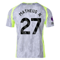 Puma Men's Manchester City Matheus N. Third Jersey w/ EPL + No Room For Racism Patches 25/26 (Cool Weather/Pro Green)