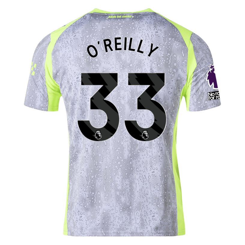 Puma Men's Manchester City O’ Reilly Third Jersey w/ EPL + No Room For Racism Patches 25/26 (Cool Weather/Pro Green) | SoccerWearhouse