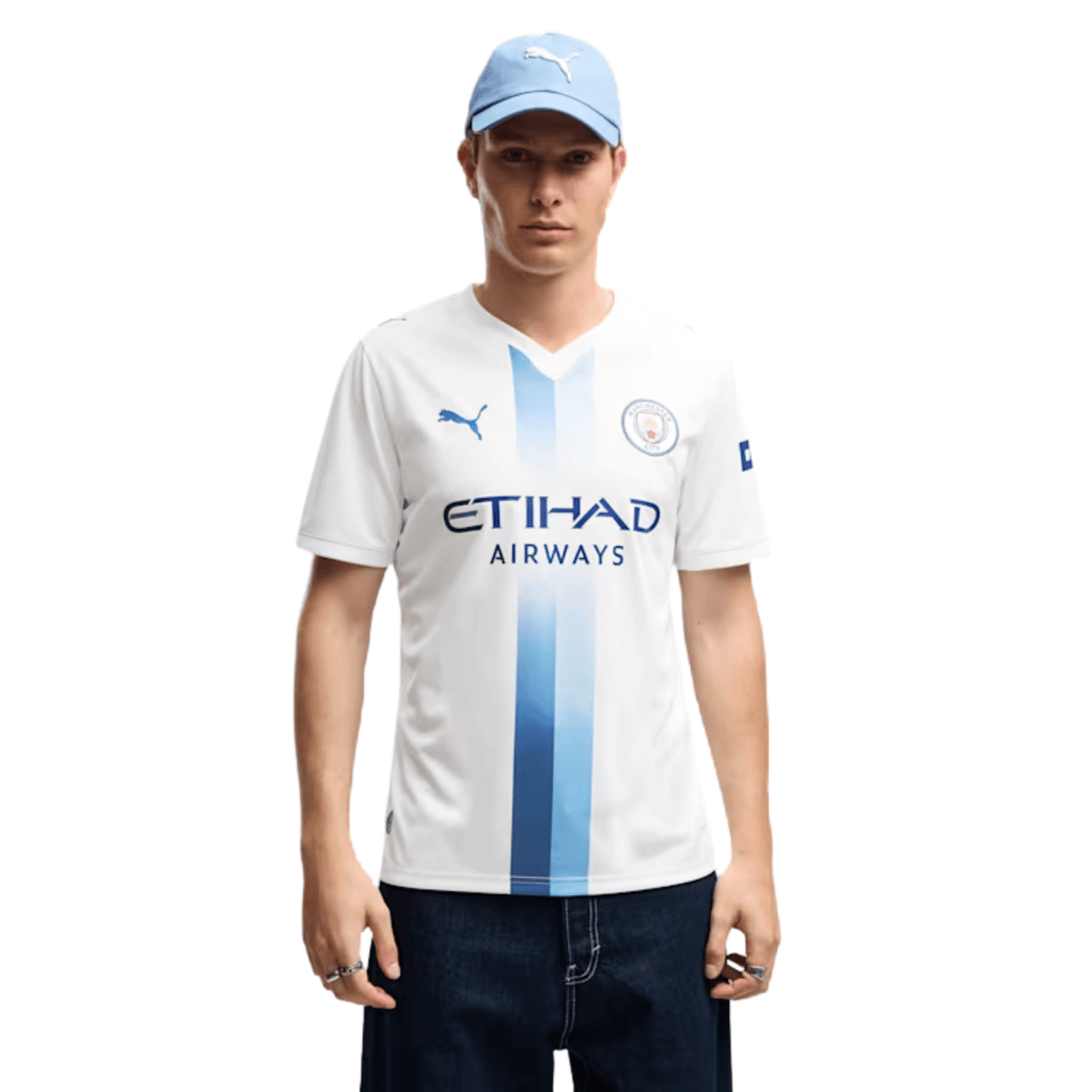 Puma Mens Manchester City Third Jersey 26/27 (White) | SoccerWearhouse