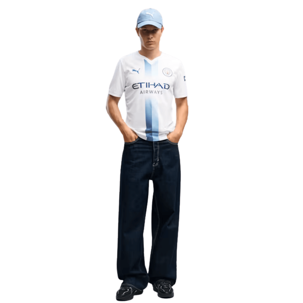 Puma Mens Manchester City Third Jersey 26/27 (White) | SoccerWearhouse