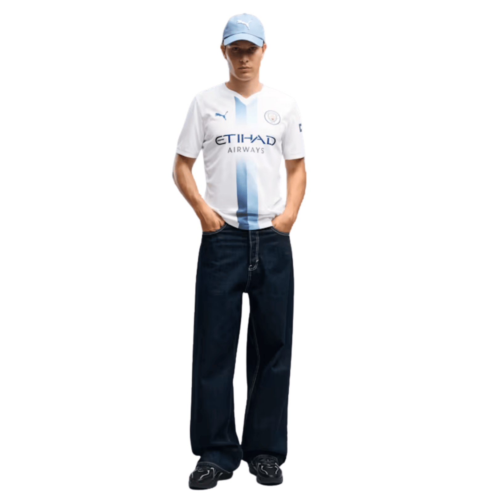 Puma Mens Manchester City Third Jersey 26/27 (White) | SoccerWearhouse