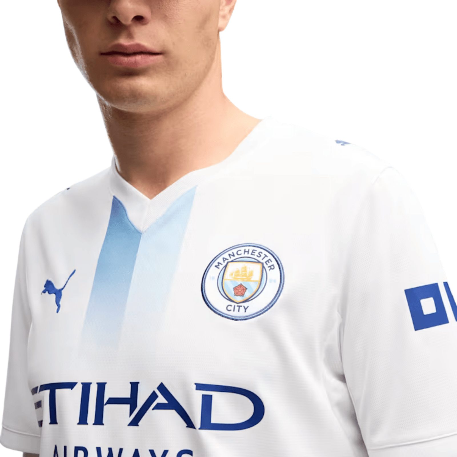 Puma Mens Manchester City Third Jersey 26/27 (White) | SoccerWearhouse