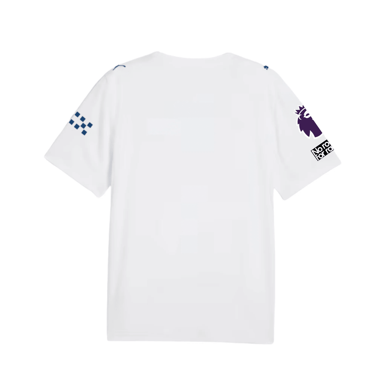 Puma Mens Manchester City Erling Haaland Third Jersey w/ EPL + No Room Racism Patches 26/27 (White) | SoccerWearhouse