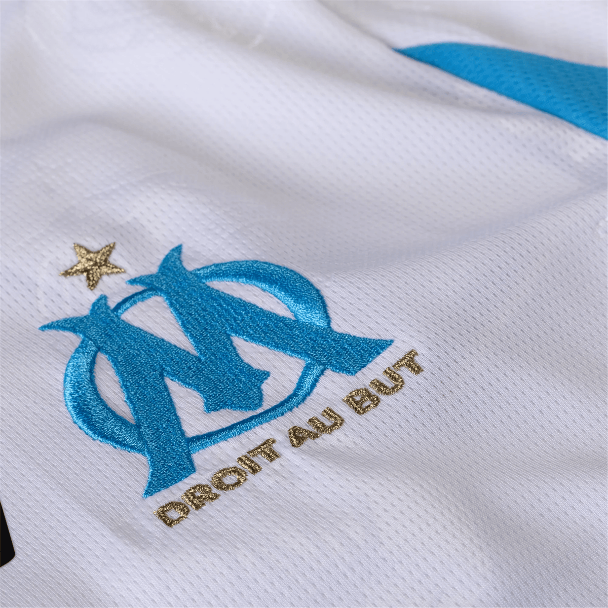 Puma Men's Marseille Home Jersey 25/26 (White/Blue) | SoccerWearhouse