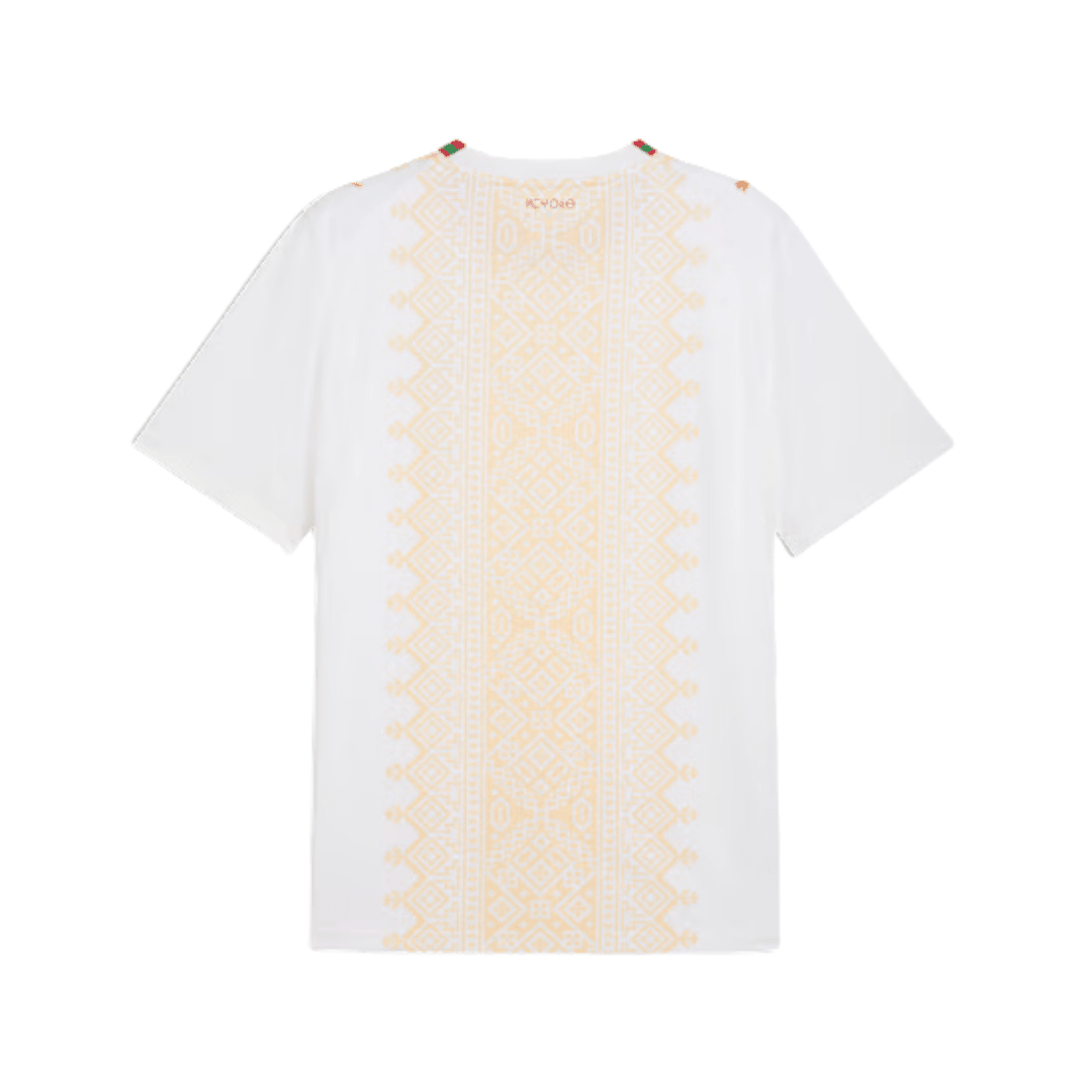 Puma Mens Morocco Away Jersey 2026 (White/Gold) | SoccerWearhouse