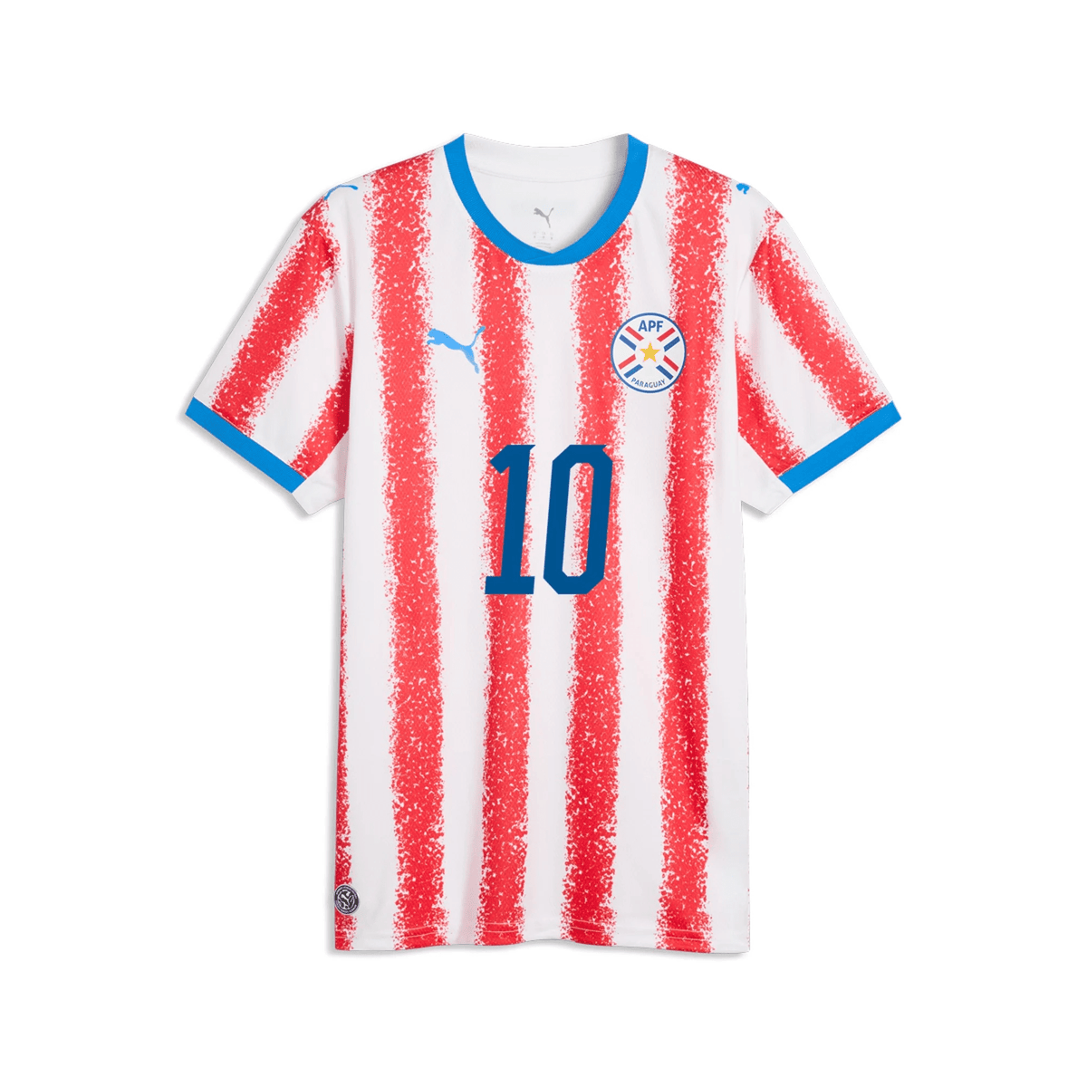 Puma Mens Paraguay Miguel Almiron Home Jersey 2026 (Puma Red/White) | SoccerWearhouse