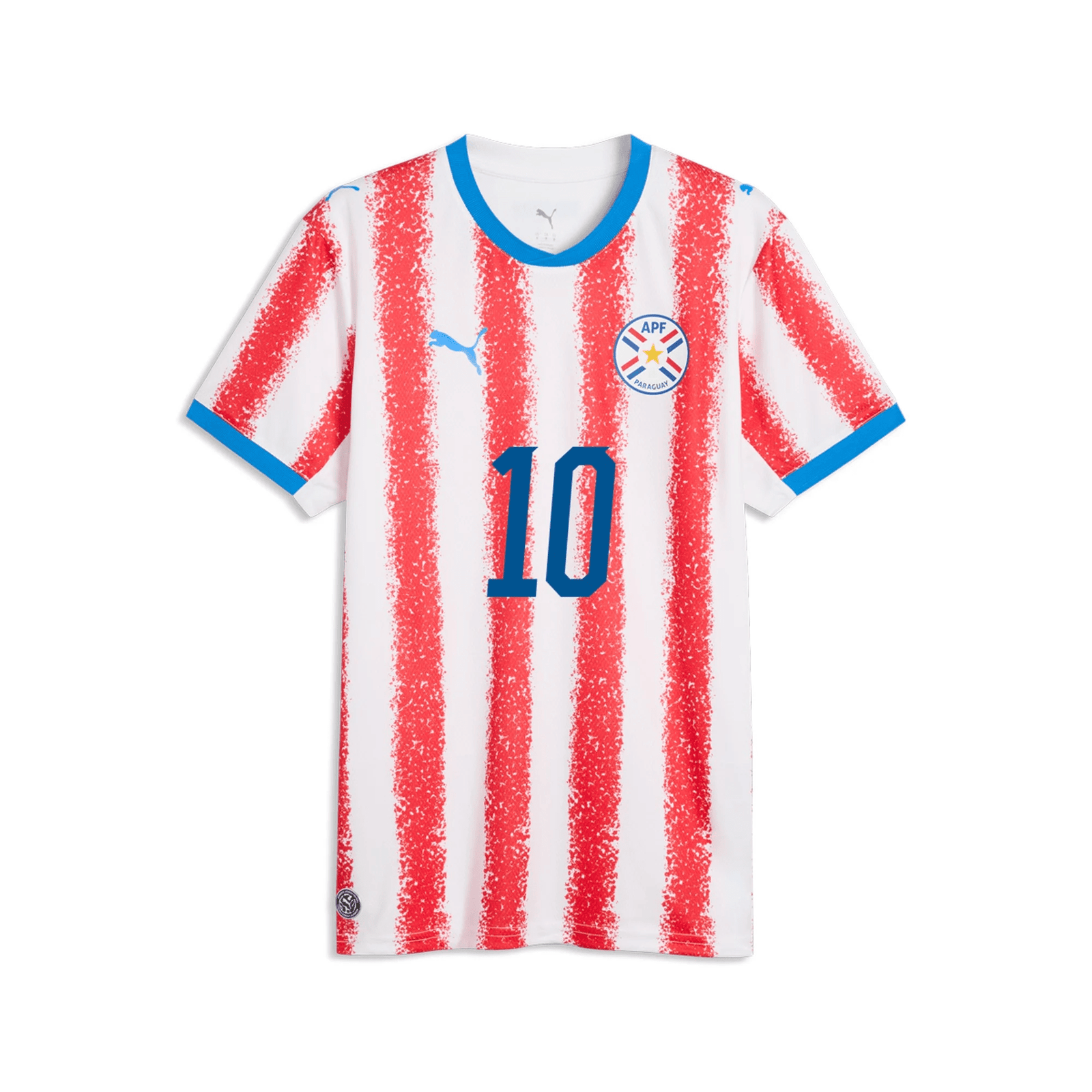 Puma Mens Paraguay Miguel Almiron Home Jersey 2026 (Puma Red/White)