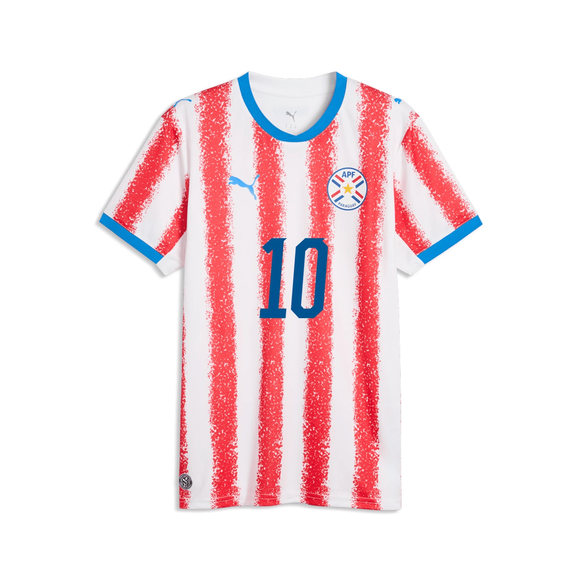 Puma Mens Paraguay Miguel Almiron Home Jersey 2026 (Puma Red/White)