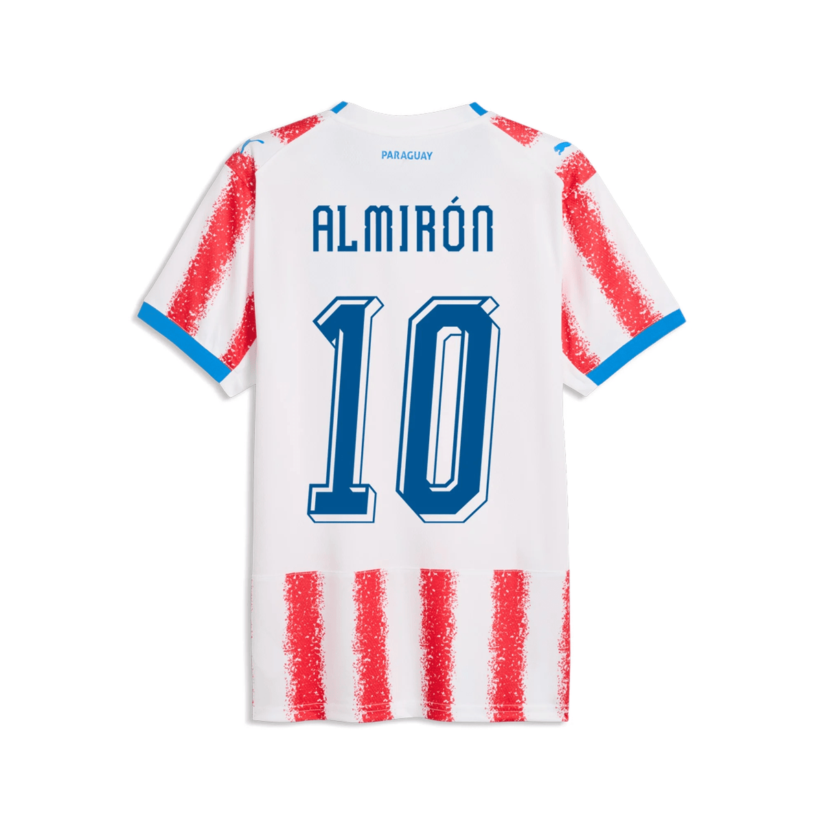Puma Mens Paraguay Miguel Almiron Home Jersey 2026 (Puma Red/White) | SoccerWearhouse