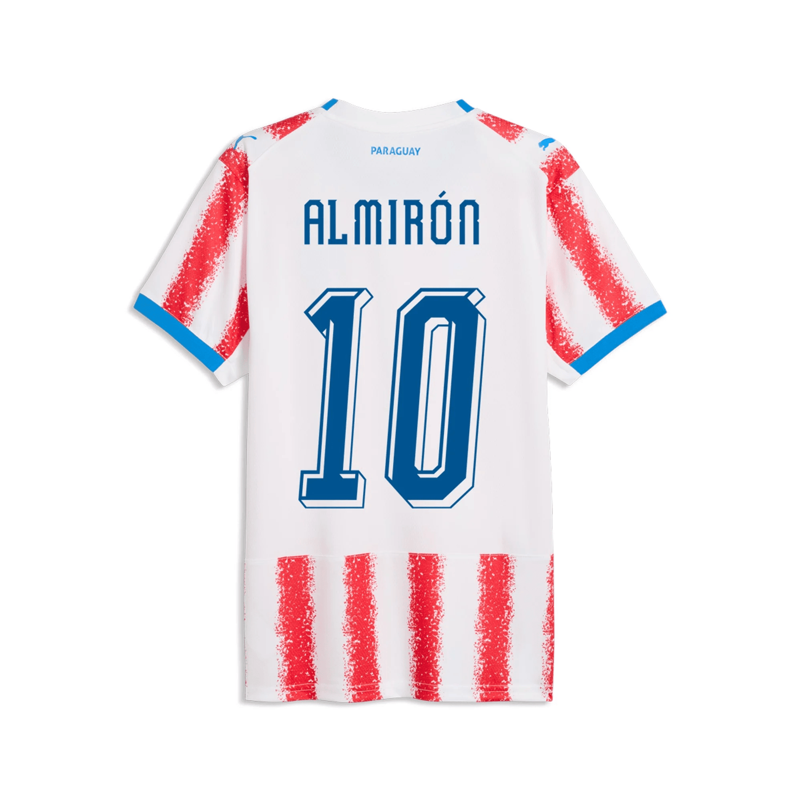 Puma Mens Paraguay Miguel Almiron Home Jersey 2026 (Puma Red/White) | SoccerWearhouse