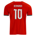 PUMA Men's Portugal Bernardo Home World Cup 2026 Soccer Jersey (Club Red/Green Lagoon)