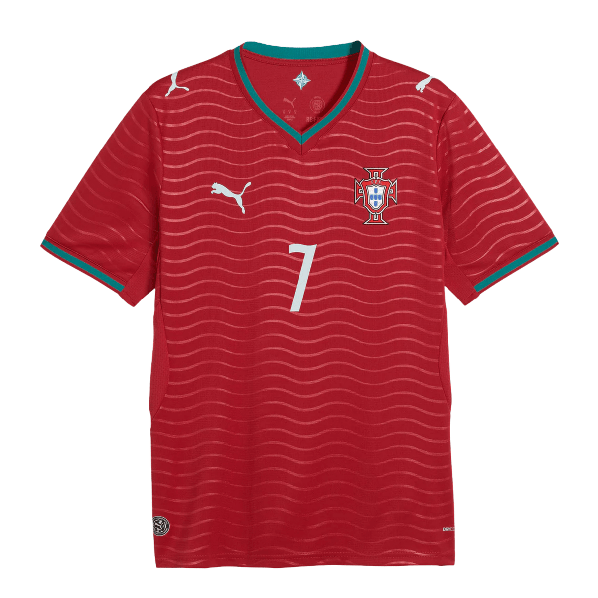 Puma Mens Portugal Cristiano Ronaldo Home Stadium Jersey 2026 (Red/Green)* | SoccerWearhouse