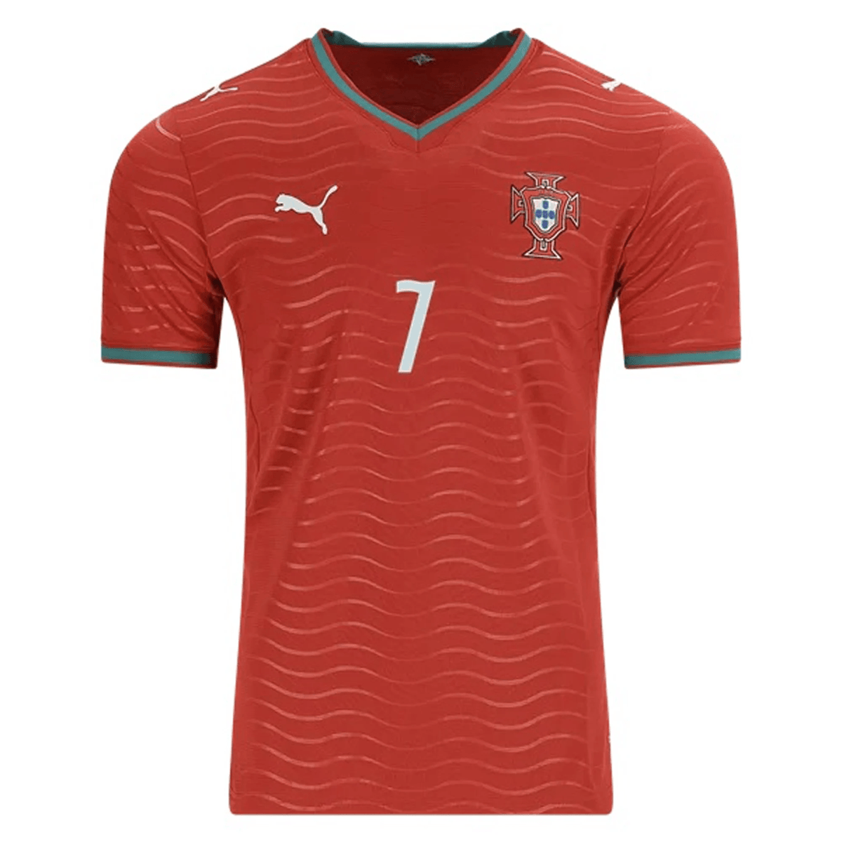 Puma Mens Portugal Cristiano Ronaldo Home Stadium Jersey 2026 (Red/Green)* | SoccerWearhouse