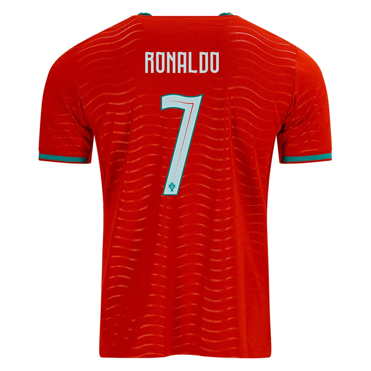 PUMA Men's Portugal Cristiano Ronaldo Home World Cup 2026 Soccer Jersey (Club Red/Green Lagoon) | SoccerWearhouse