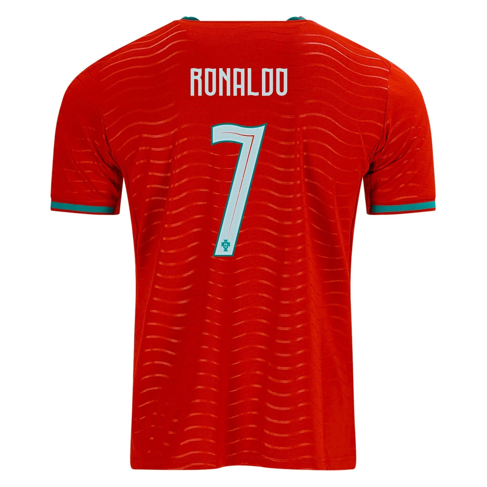 PUMA Men's Portugal Cristiano Ronaldo Home World Cup 2026 Soccer Jersey (Club Red/Green Lagoon) | SoccerWearhouse