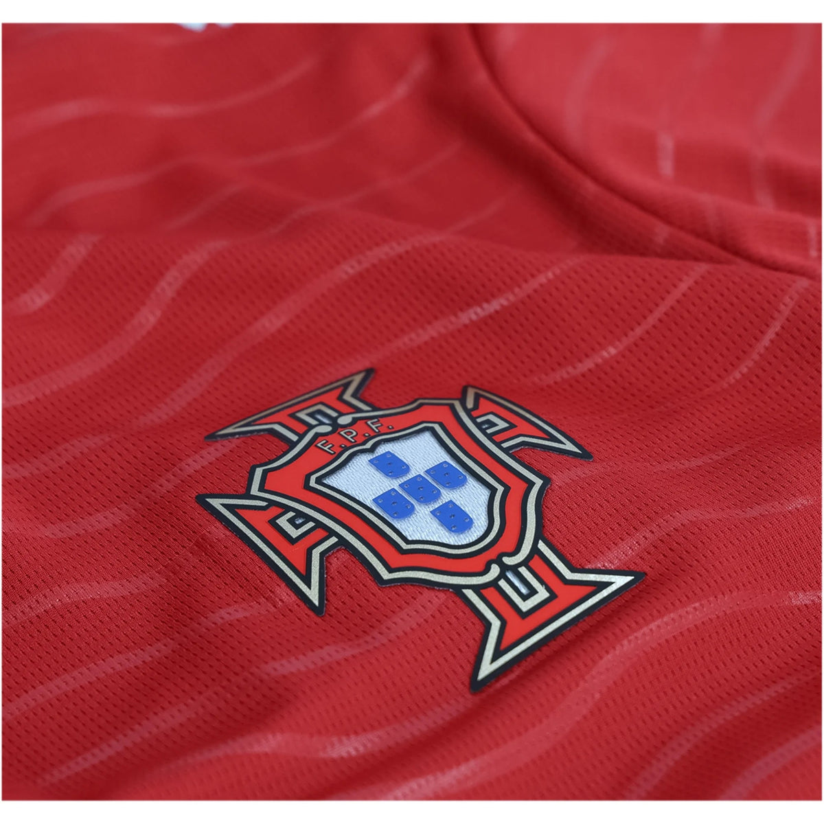 PUMA Men's Portugal Cristiano Ronaldo Home World Cup 2026 Soccer Jersey (Club Red/Green Lagoon) | SoccerWearhouse