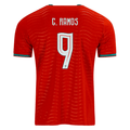 PUMA Men's Portugal G. Ramos Home World Cup 2026 Soccer Jersey (Club Red/Green Lagoon)