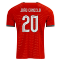 PUMA Men's Portugal Joao Cancelo Home World Cup 2026 Soccer Jersey (Club Red/Green Lagoon)