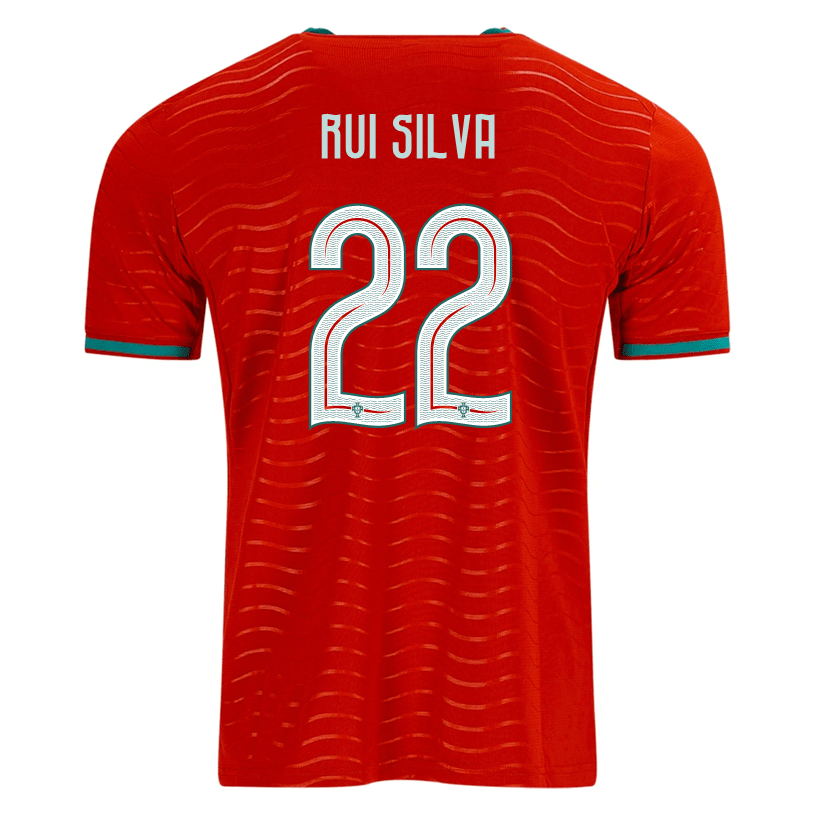 PUMA Men's Portugal Rui Silva Home World Cup 2026 Soccer Jersey (Club Red/Green Lagoon) | SoccerWearhouse