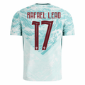 PUMA Men's Rafael Leao Portugal 2026 Authentic Match Away Jersey (White/Green Lagoon)
