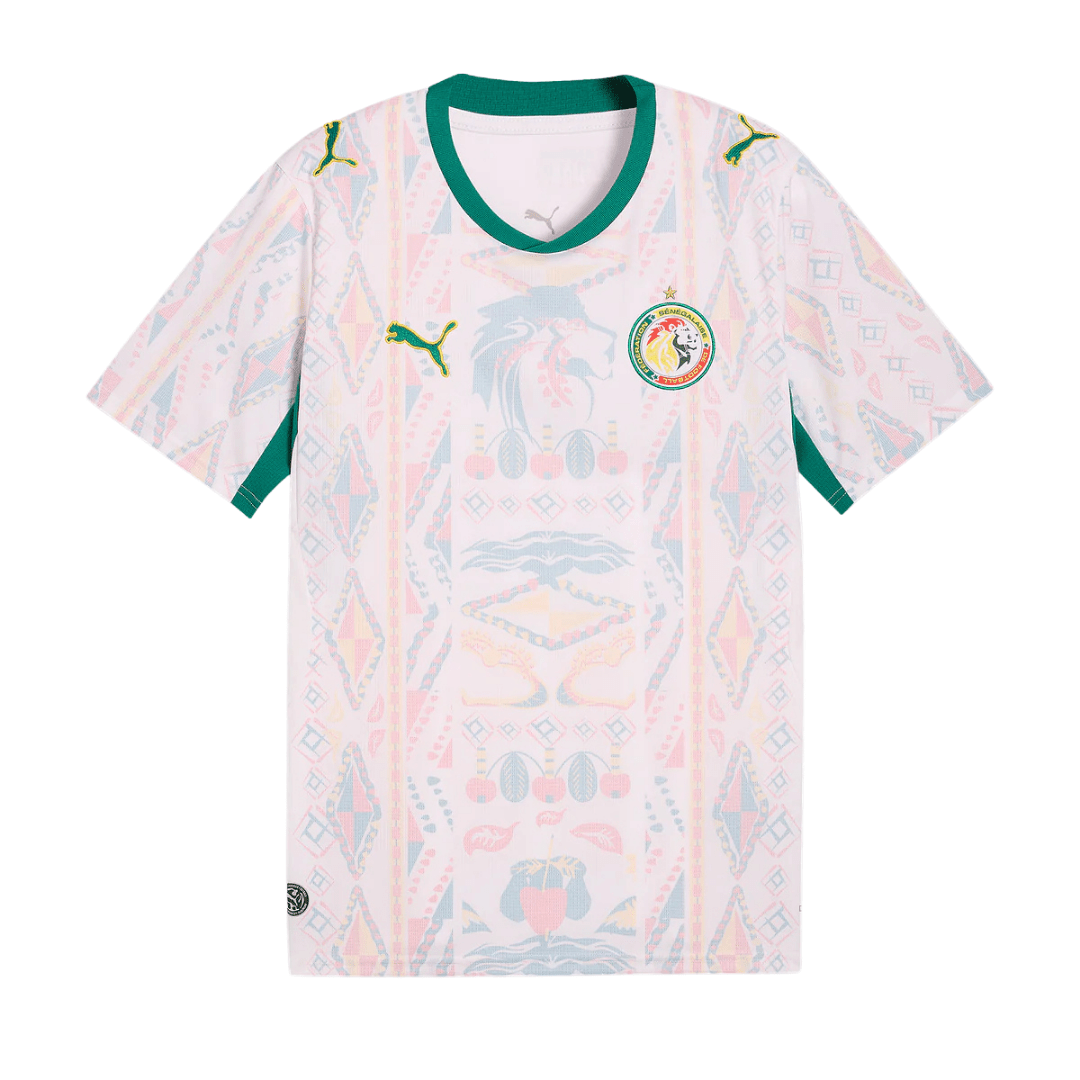 Puma Mens Senegal 2026 Home Jersey (White/Green) | SoccerWearhouse
