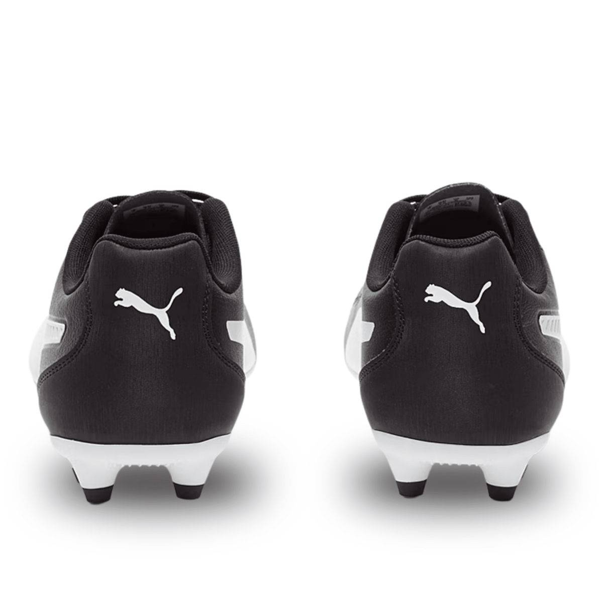 Puma Monarch II FG/AG Soccer Cleats (Puma Black/White) | SoccerWearhouse
