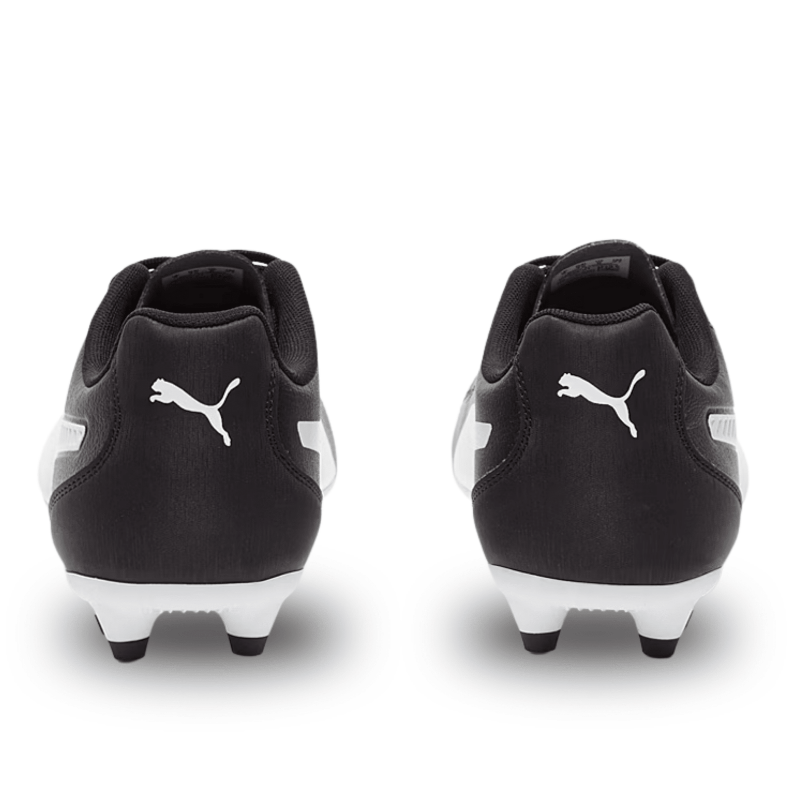 Puma Monarch II FG/AG Soccer Cleats (Puma Black/White) | SoccerWearhouse